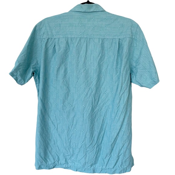 Tommy Bahama Cypress Sands Camp Shirt Lagoon Water - Picture 2 of 6